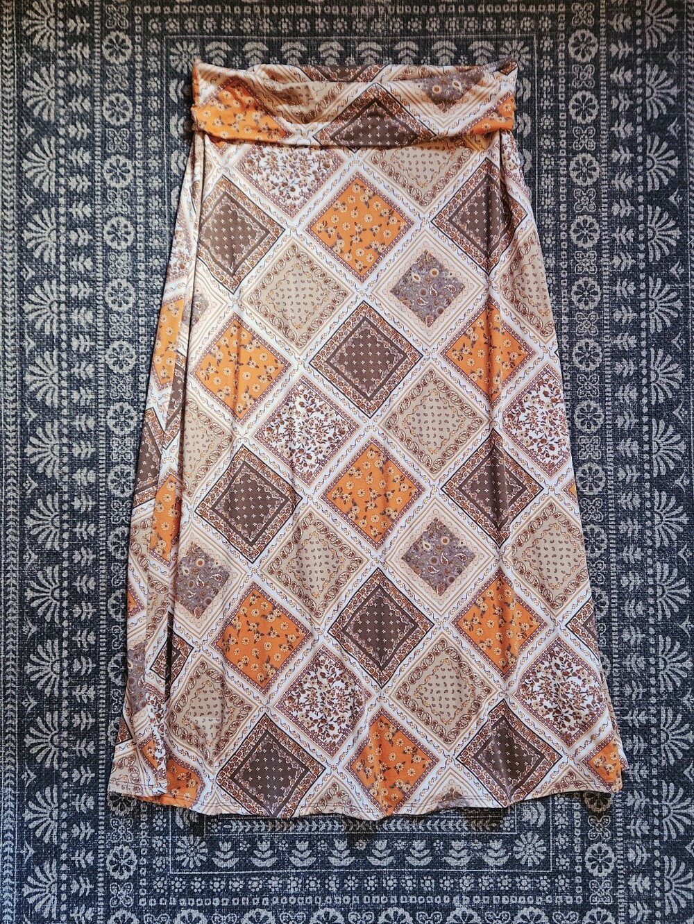Women’s Earthbound Trading Patchwork Print Midi Maxi Skirt